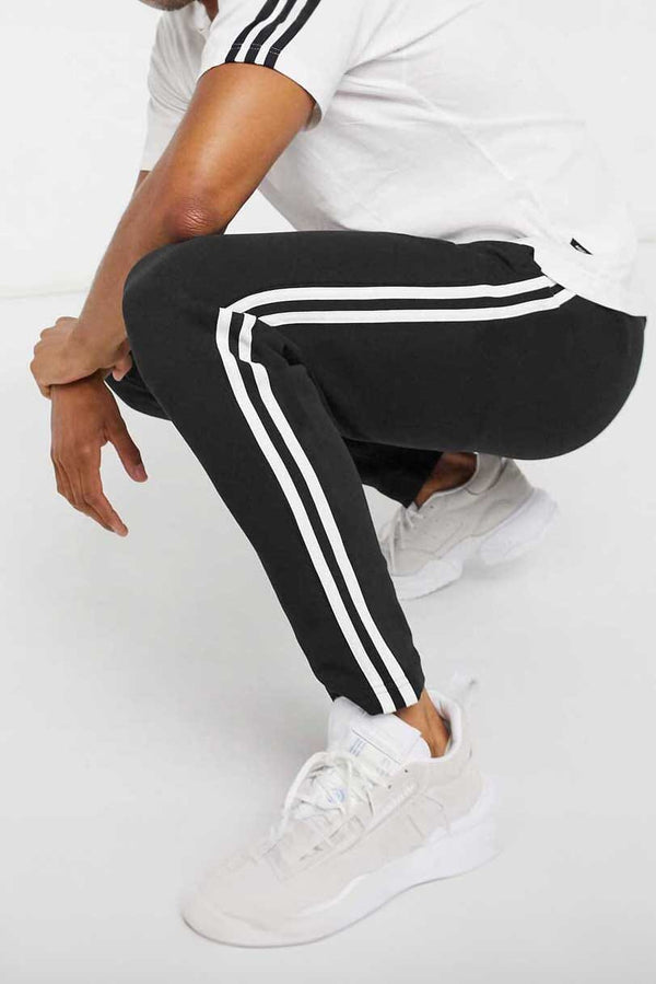 Elo Poler Chitose Men's Super Soft Striped Trousers Black Marl & White
