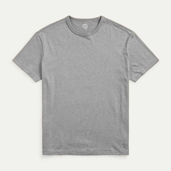 Elo Poler Men's Suchha Solid Design Crew Neck Tee Shirt Black