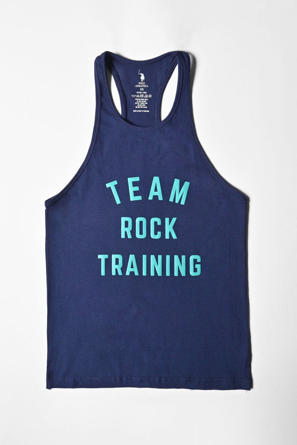 Elo Polo Athletica Men's Team Rock Training Activewear Tank Top Navy