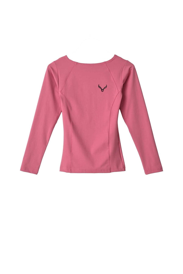 Elo Polo Athletica Women's Activewear Boat Neck Top Navy