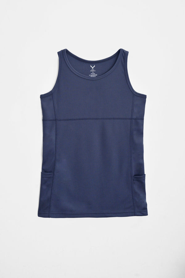 Elo Polo Athletica Women's Activewear Tank Top Charcoal