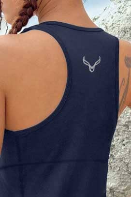 Elo Polo Athletica Women's Activewear Tank Top Charcoal