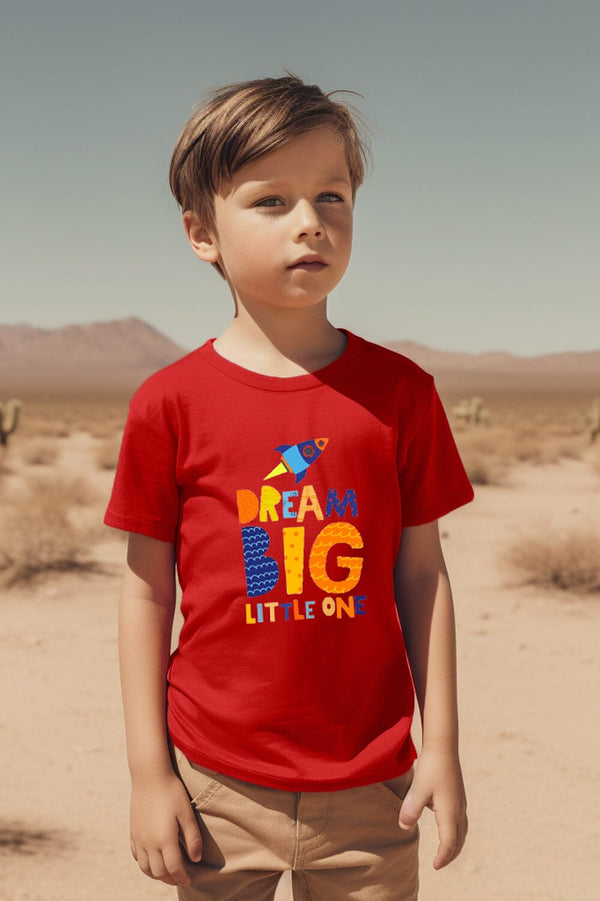 elo Polo Republica Boy's Dream Big Printed Tee Shirt Red