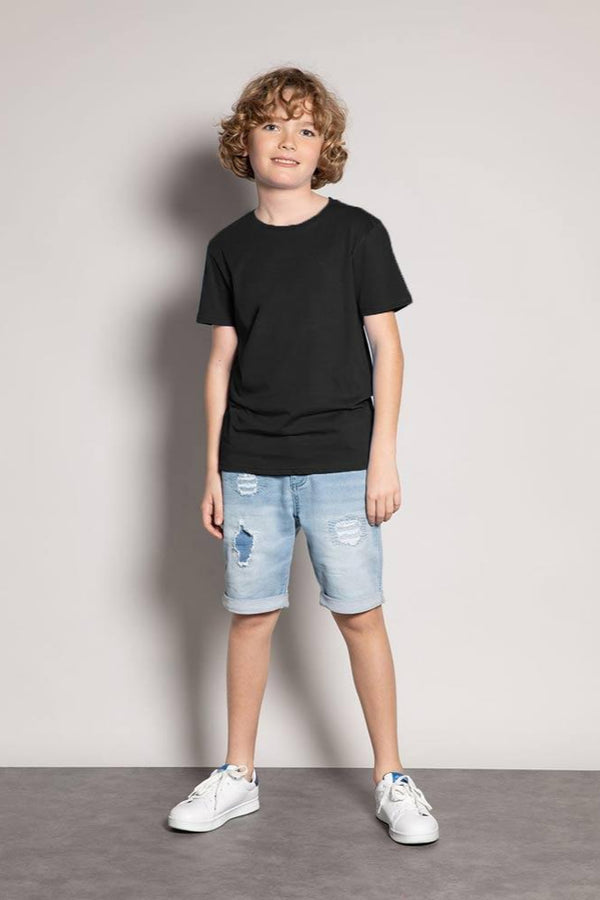 Elo Polo Republica Boy's Essentials Crew Neck Tee Shirt Red