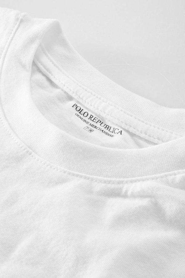 Elo Polo Republica Boy's No Road Printed Tee Shirt White