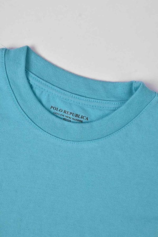 Elo Polo Republica Boy's Roar Printed Tee Shirt Sky