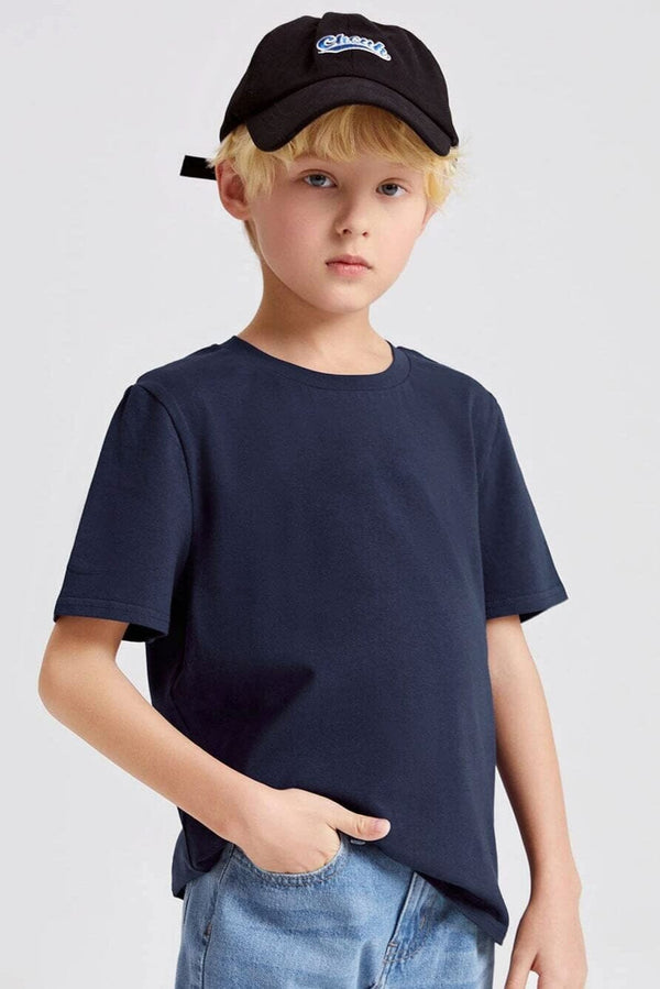 elo Polo Republica Boy's Short Sleeve Tee Shirt Navy