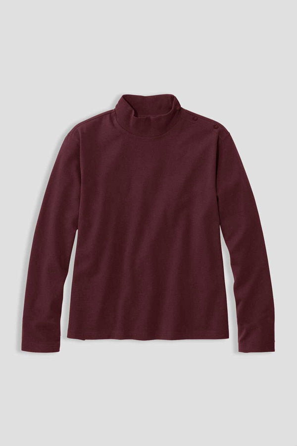 Elo Polo Republica Cozy Elegance Turtle Neck Terry Shirt Navy
