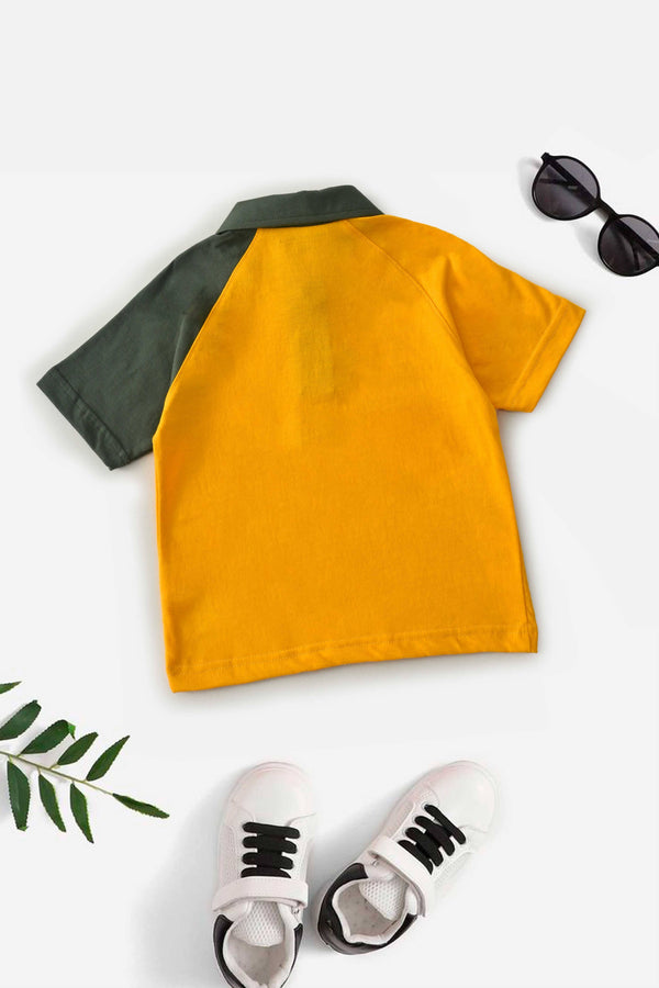 Elo Polo Republica Kid's Color-Block Polo Shirt Royal