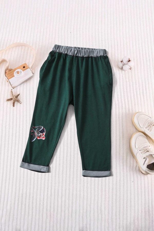 elo Polo Republica Kid's Contrast Trousers Dark Green