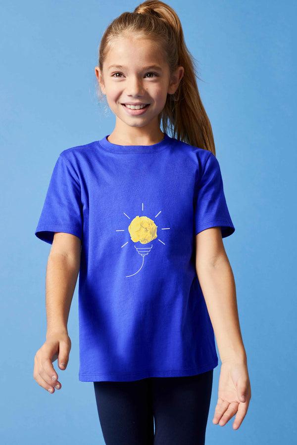 Elo Polo Republica Kid's Help You To Glow Printed Tee Shirt Black