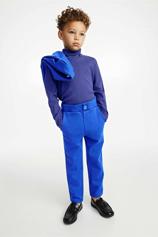 Elo Polo Republica Kid's High Neck Sweat Shirt Navy