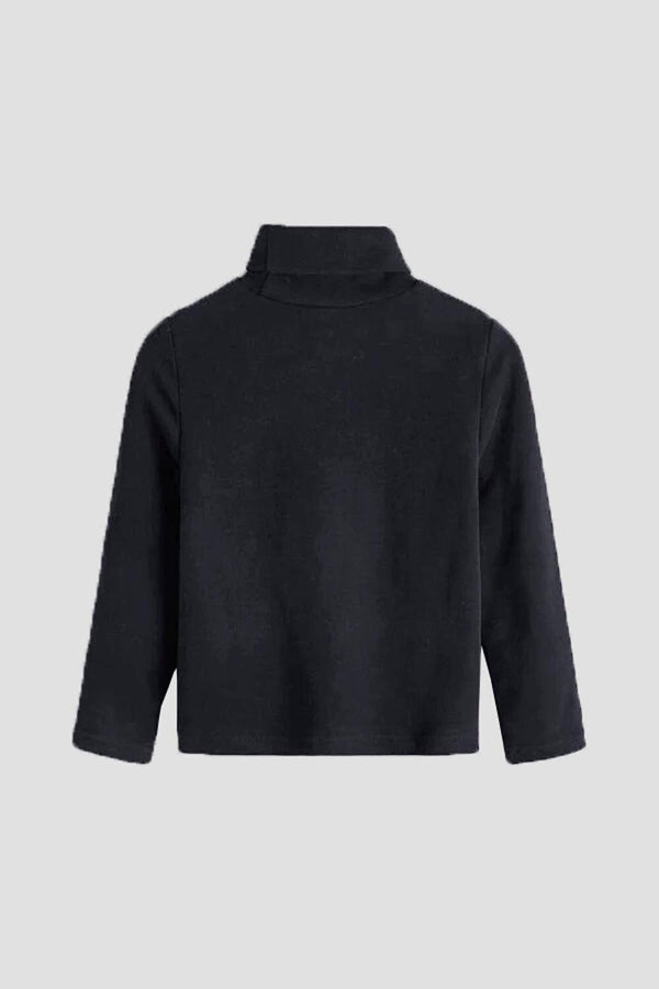 elo Polo Republica Kid's High Neck Sweat Shirt Navy