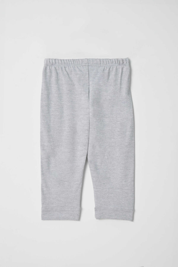 Elo Polo Republica Kid's Printed Wide Leg Trouser Melange Grey