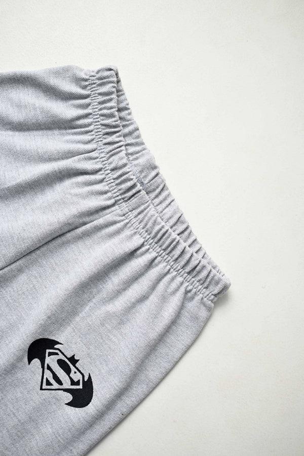 Elo Polo Republica Kid's Printed Wide Leg Trouser Melange Grey