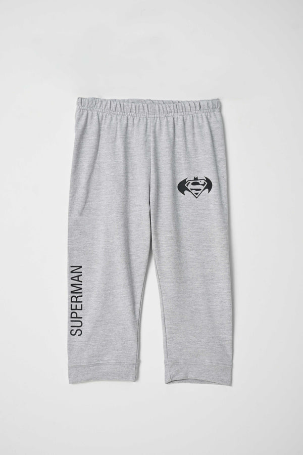 elo Polo Republica Kid's Printed Wide Leg Trouser Melange Grey