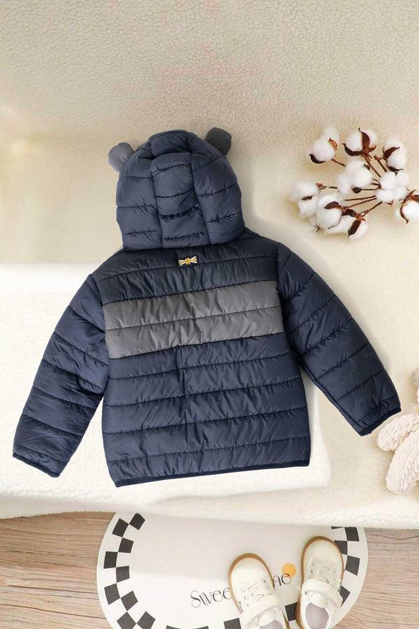 Elo Polo Republica Kid's Rubber Badge Puffer Jacket Navy