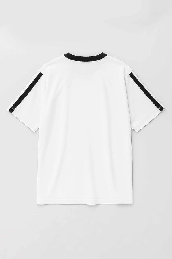 Elo Polo Republica Men's 25 Contrast Oversized Tee Shirt Graphite