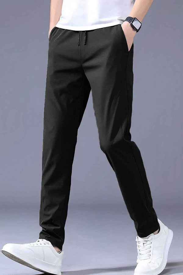 Elo Polo Republica Men's Activewear Fast Dry Stretch AirFlex Essentials Pants Black
