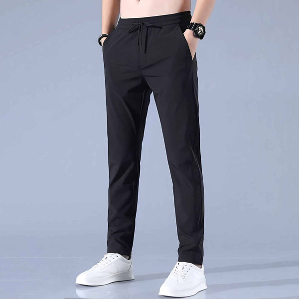 Elo Polo Republica Men's Activewear Fast Dry Stretch AirFlex Essentials Pants Black
