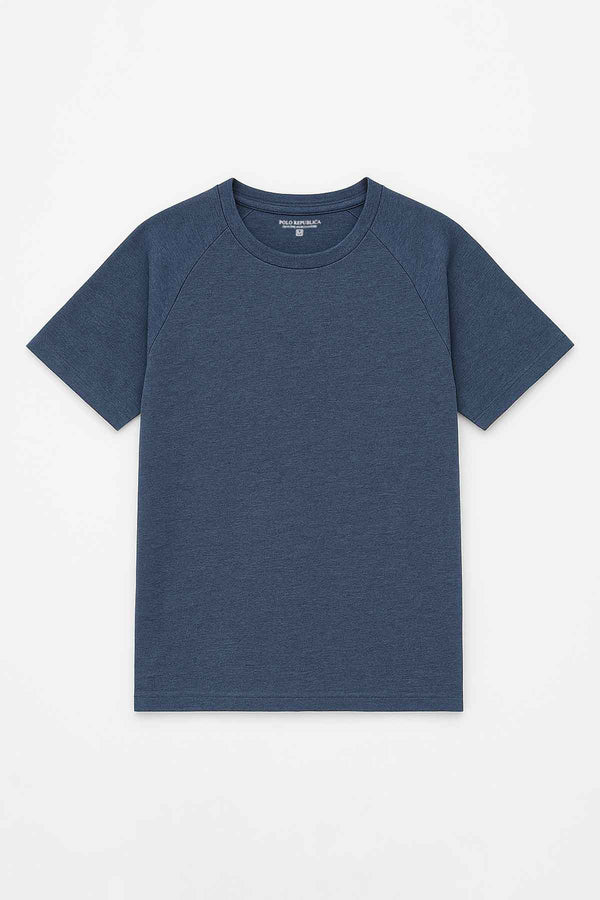 Elo Polo Republica Men's Activewear Premium Tee Shirt Navy Melange