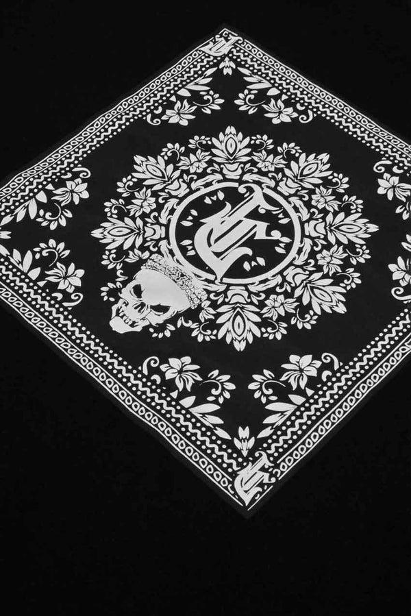 Elo Polo Republica Men's Altar Printed Crew Neck Tee Shirt Black