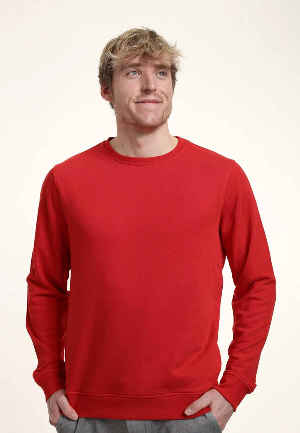 Elo Polo Republica Men's Astrakhan Fleece Sweat Shirt Bottle Green