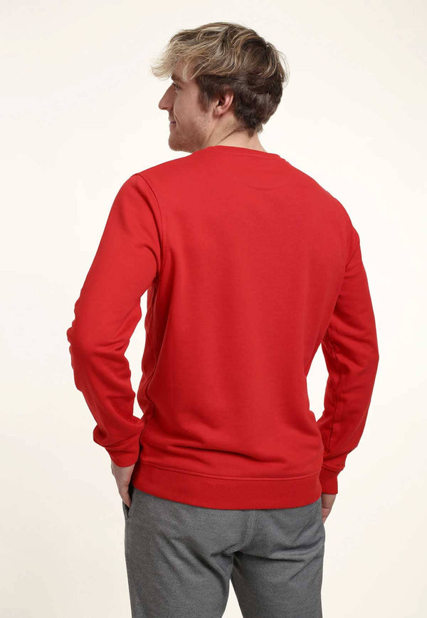 Elo Polo Republica Men's Astrakhan Fleece Sweat Shirt Bottle Green