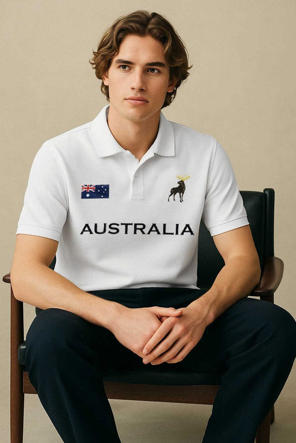 Elo Polo Republica Men's Australia Polo Shirt White
