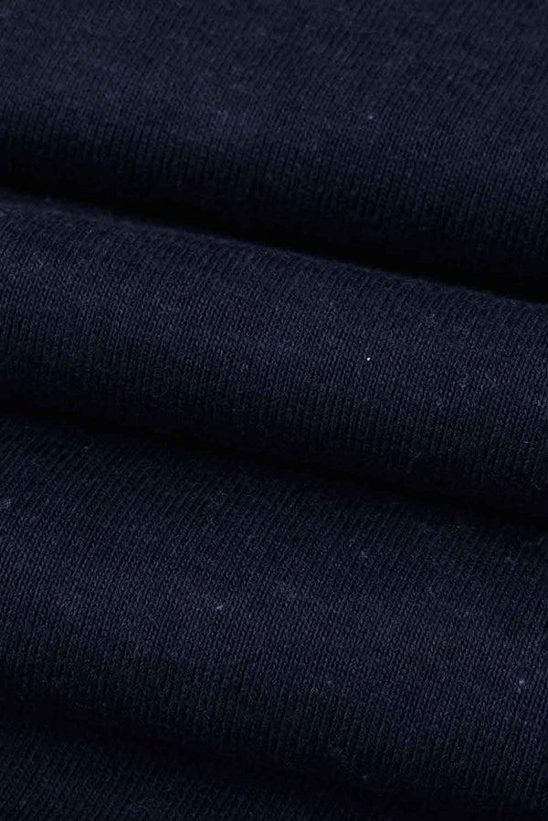 Elo Polo Republica Men's Authentic Summer Printed Crew Neck Tee Shirt Navy