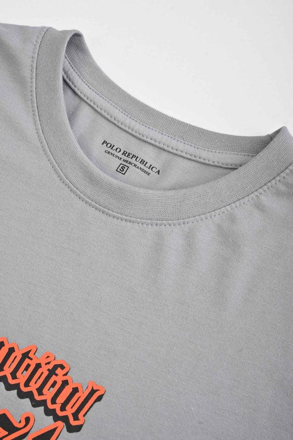 Elo Polo Republica Men's Beautiful Disaster Tee Shirt Charcoal