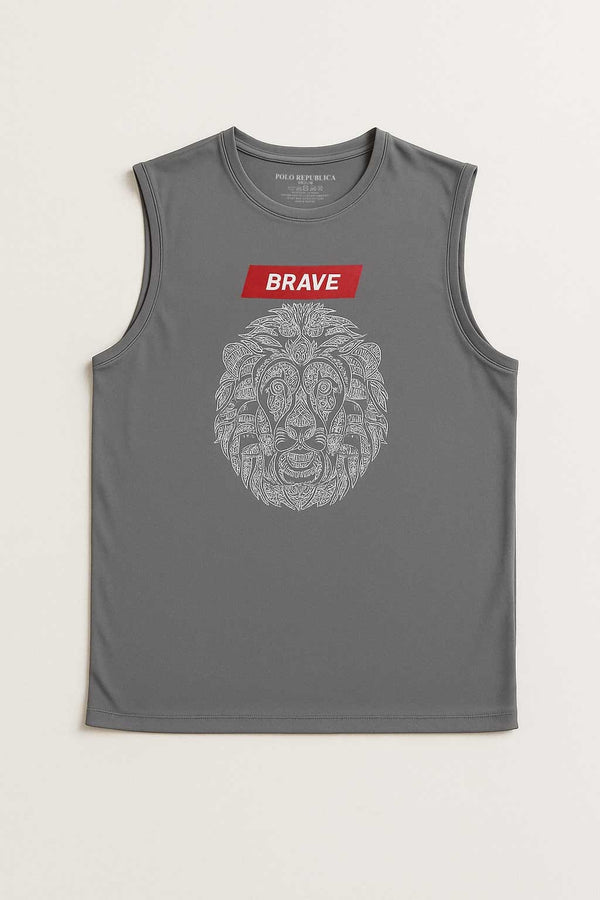 Elo Polo Republica Men's Brave Activewear Tank Top Black