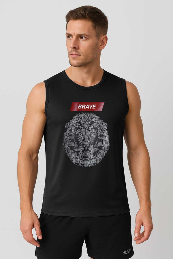 elo Polo Republica Men's Brave Activewear Tank Top Black