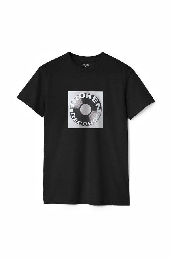 Elo Polo Republica Men's Broken Records Printed Tee Shirt Black