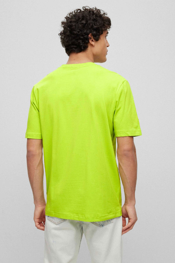 Elo Polo Republica Men's California Surf Co Printed Tee Shirt Lime