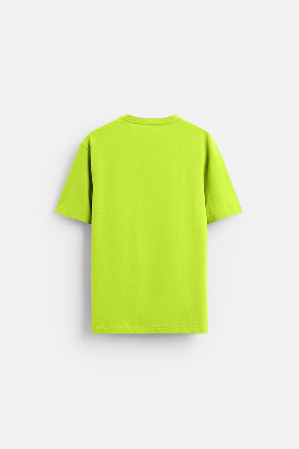 Elo Polo Republica Men's California Surf Co Printed Tee Shirt Lime