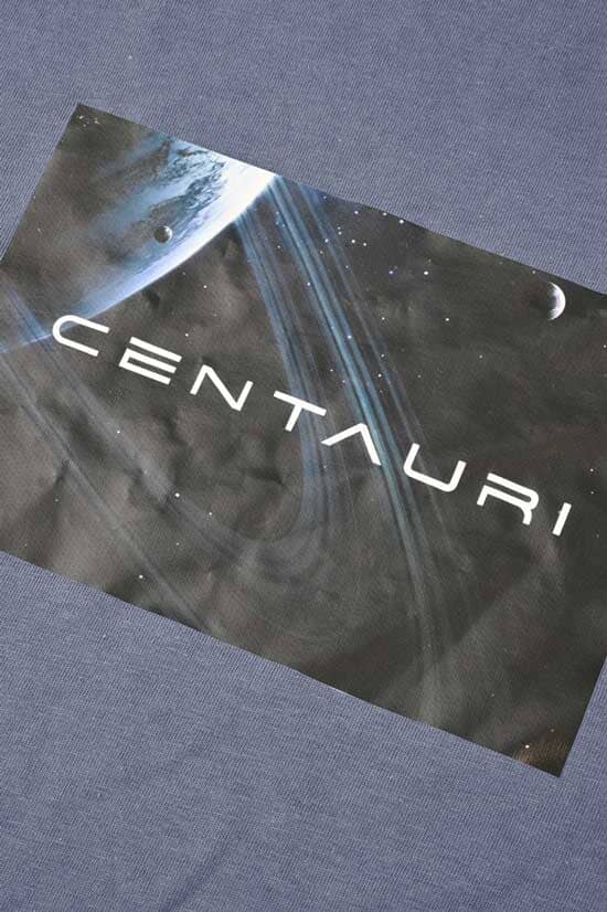 Elo Polo Republica Men's Centauri Printed Tee Shirt Black
