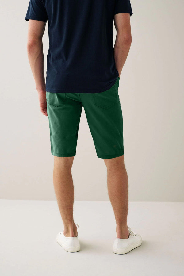 Elo Polo Republica Men's Classic Twill Shorts Bottle Green
