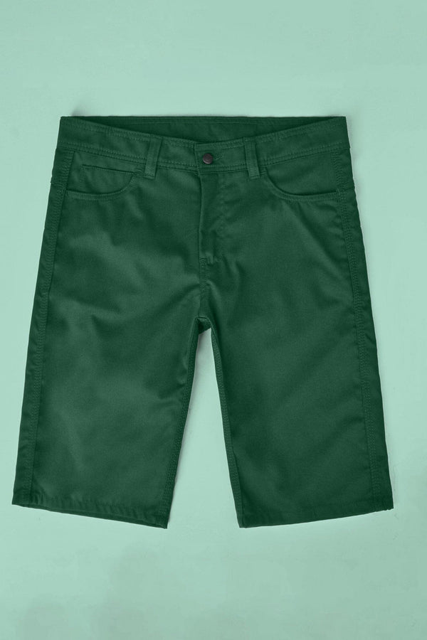 Elo Polo Republica Men's Classic Twill Shorts Bottle Green