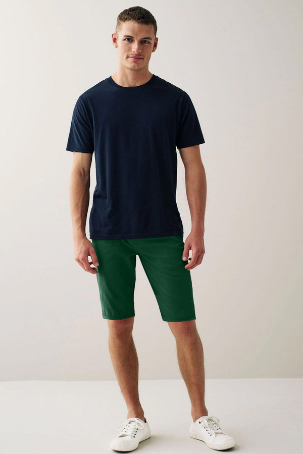 elo Polo Republica Men's Classic Twill Shorts Bottle Green