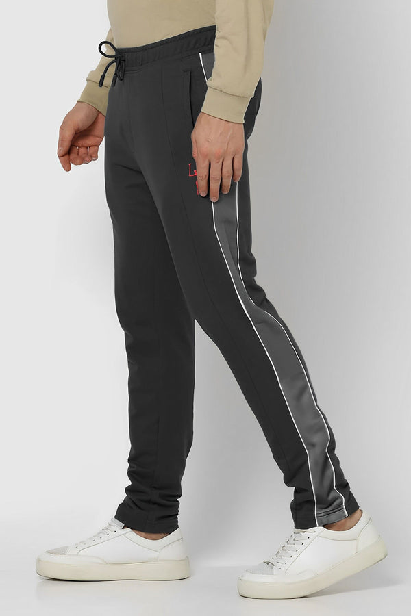 Elo Polo Republica Men's Contrast Panel Pony Embroidered Terry Trousers Skin & Off White