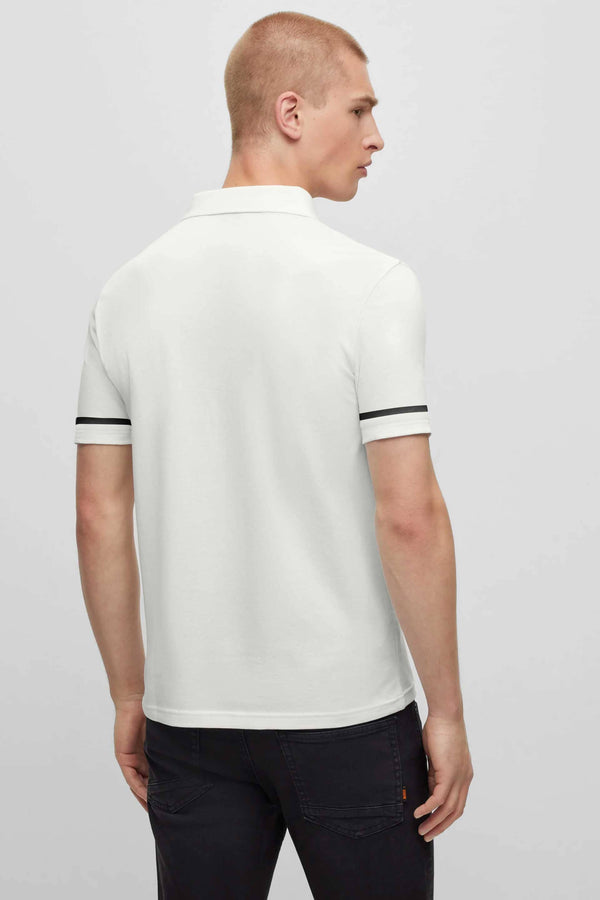 Elo Polo Republica Men's Contrast Trim Polo Shirt Navy