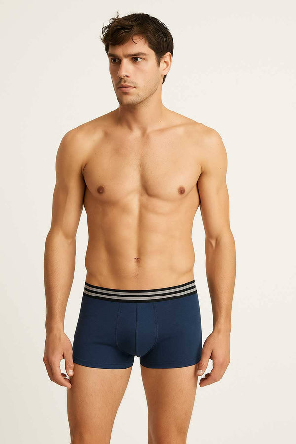 Elo Polo Republica Men's Contrast Waistband Boxer Briefs Navy & Royal