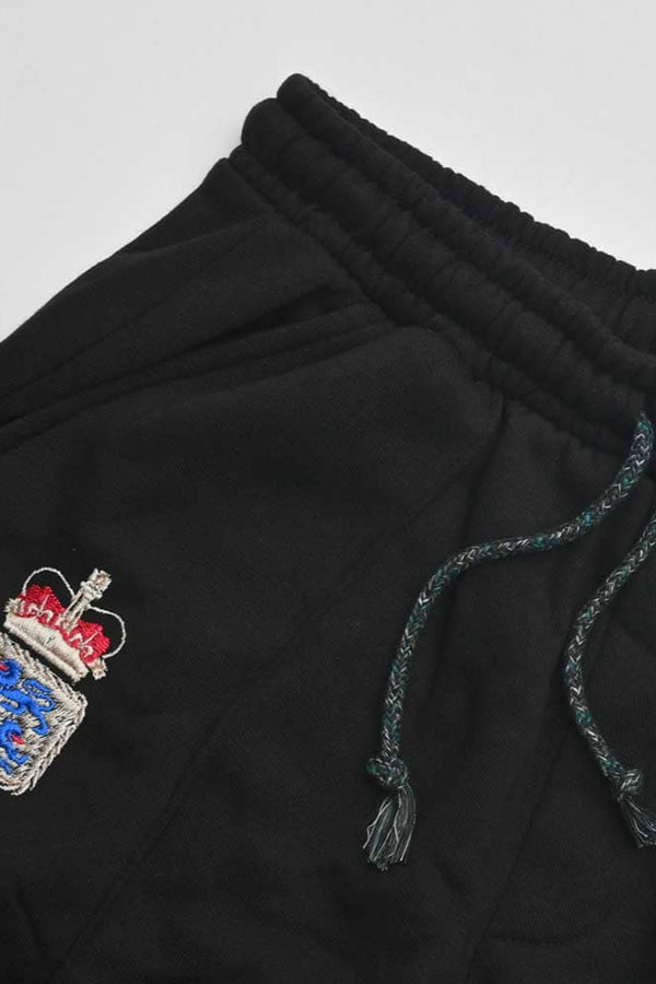 Elo Polo Republica Men's Crest & Pony Embroidered Jogger Pants Black