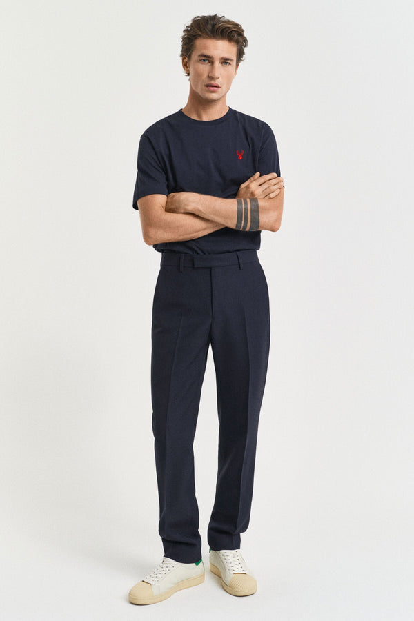 Elo Polo Republica Men's Deer Embroidered Tee Shirt Red