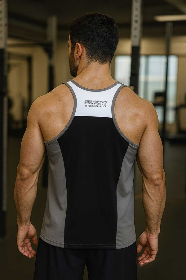 Elo Polo Republica Men's Don't Pause Activewear Tank Top White