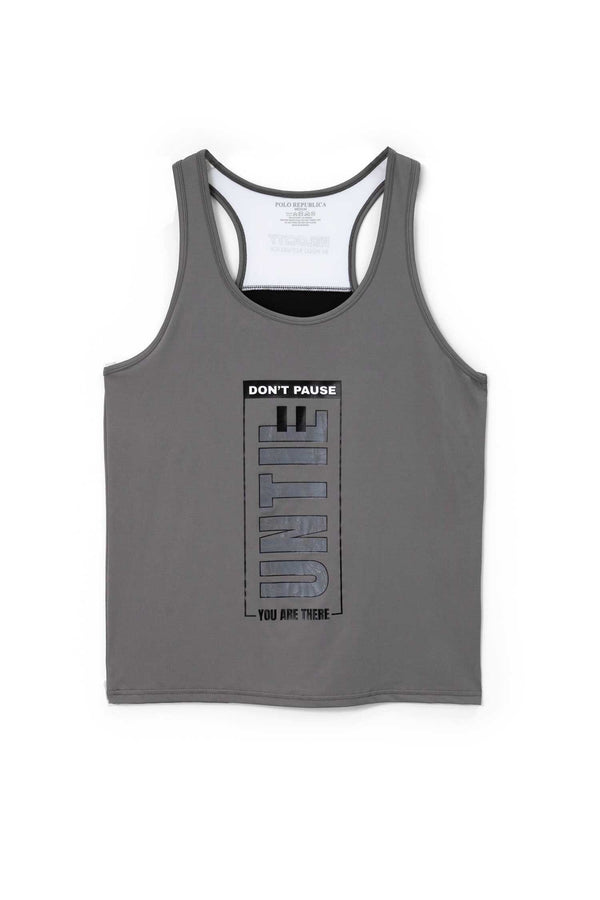 Elo Polo Republica Men's Don't Pause Activewear Tank Top White