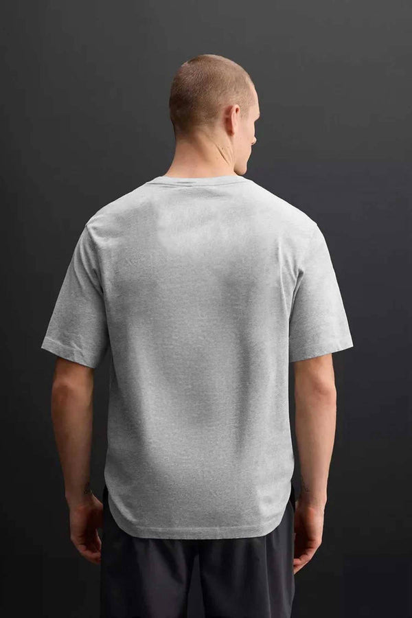 Elo Polo Republica Men's Drop Shoulder Oversized Tee Shirt Heather Grey