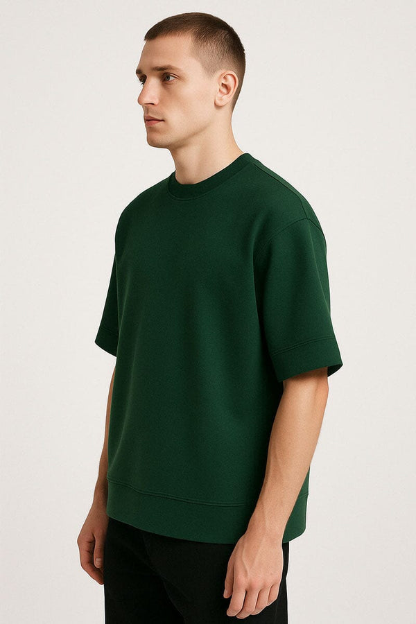 Elo Polo Republica Men's Drop Shoulder Oversized Tee Shirt Heather Grey