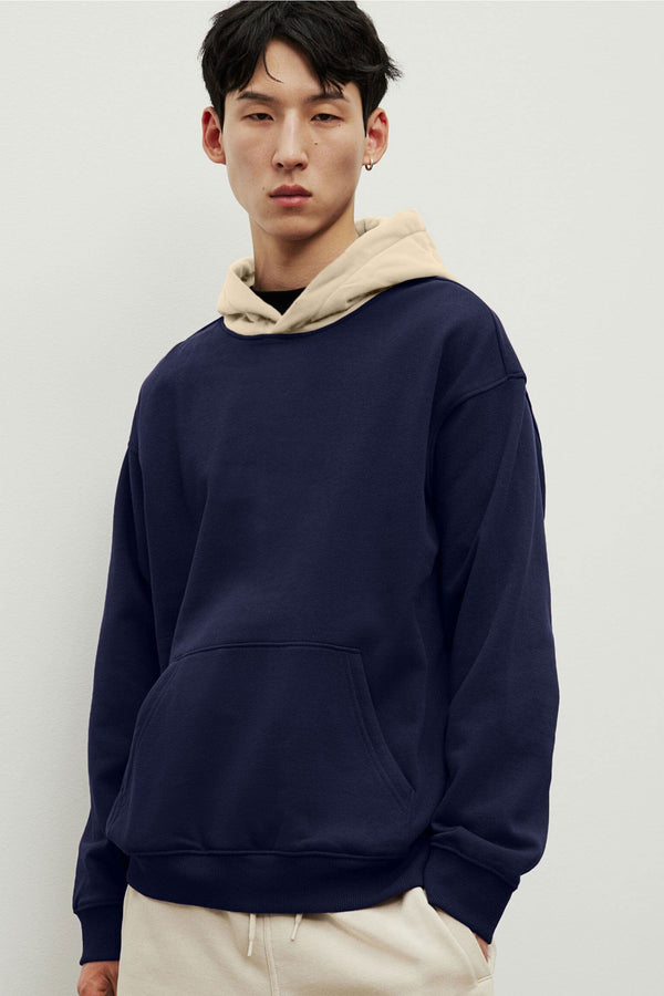 elo Polo Republica Men's Dual-Tone Pullover Hoodie Navy